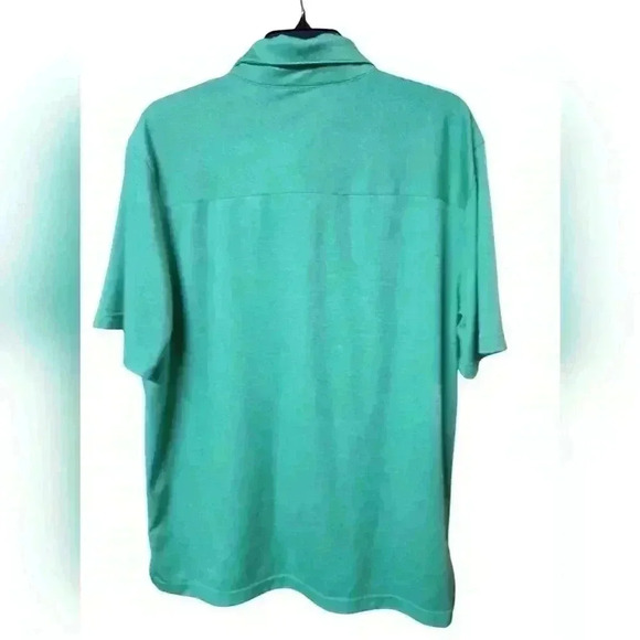 BCG Golf Polo Shirt Men’s L Green Short Sleeve Sport - Picture 2 of 4